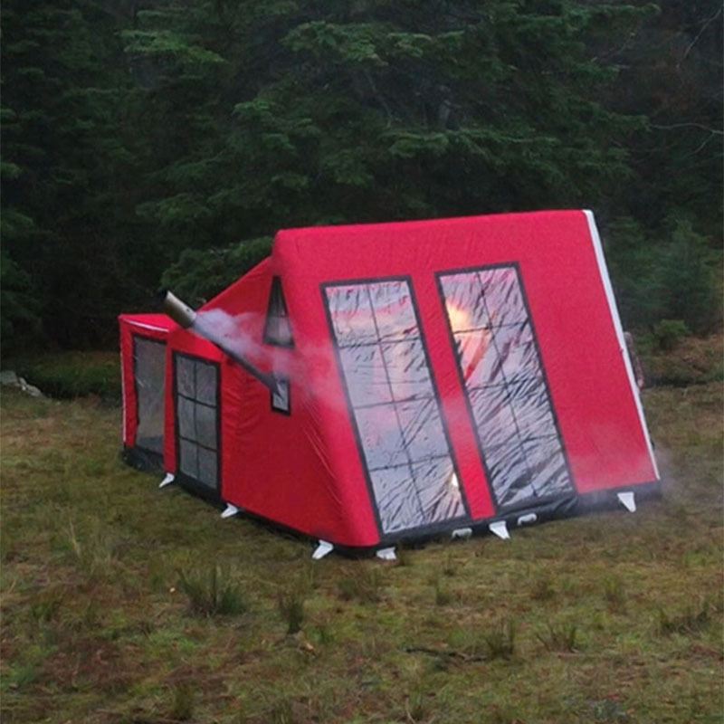 充气屋脊帐篷